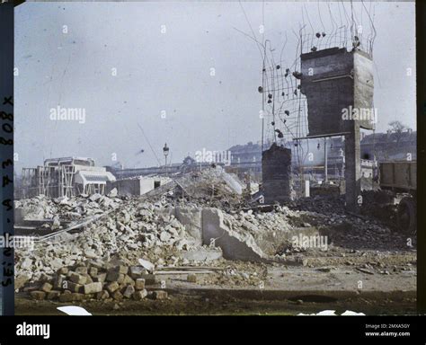 Paris Th Arr France The Exhibition Of Decorative Arts Demolition