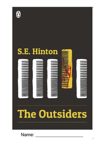 The Outsiders Study Guide Teaching Resources