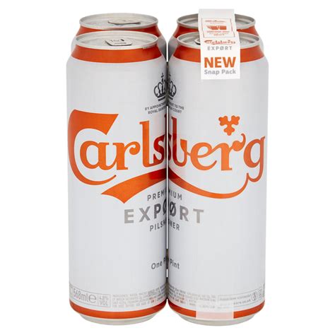 Carlsberg Export Lager Beer 4 X 568ml Snap Pack Beer Iceland Foods