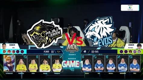 GAME 1 EVOS ICON Vs Pajajaran Esports MDL YouTube