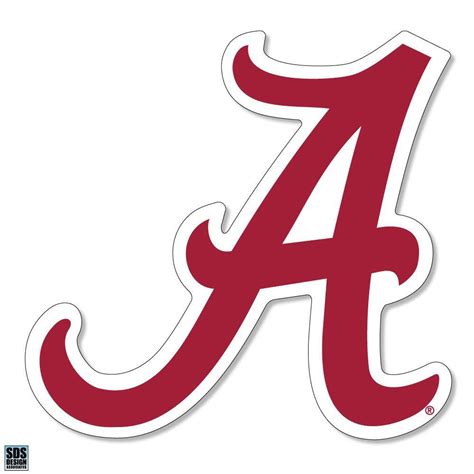 Bama Alabama 2 Script A Durable Sticker Alumni Hall