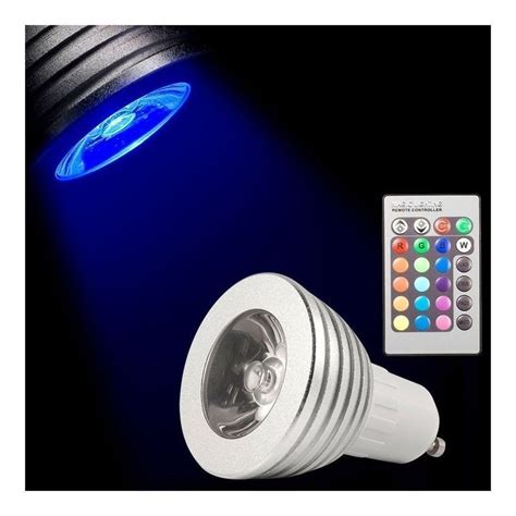 L Mpara Gu Led Rgb Dicroica Dimmer C Control Remoto W En