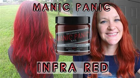 Diy Hair Manic Panic Infra Red Re Edited Youtube