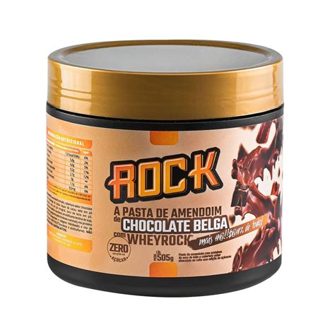 Pasta De Amendoim Whey G Chocolate Belga Rock Peanut