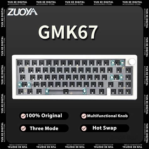 ZUOYA GMK Teclado Mec Nico O Multifuncional Mode Gaming Keyboard Hot Swap Junta RGB