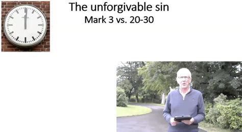 The unforgivable sin | 1st Saintfield Presbyterian Church