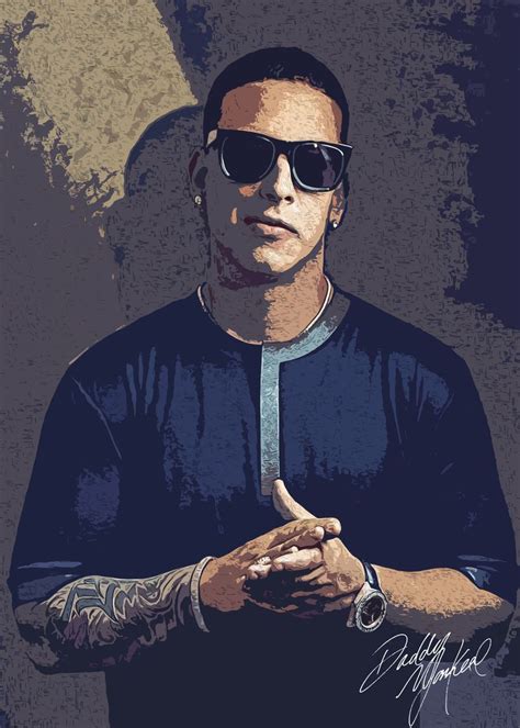 Daddy Yankee Poster Picture Metal Print Paint By Dillon Holden