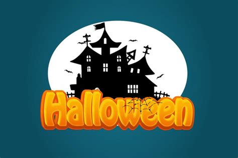 Efecto De Texto De Halloween Vector Premium