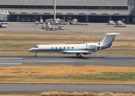 Bank of Utah Trustee Gulfstream G500 G550 G V N709AA 羽田空港 航空フォト by