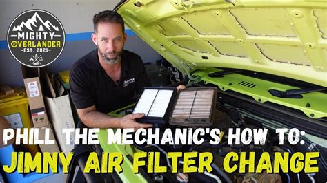 How To Change Jb Suzuki Jimny Air Filter Youtube