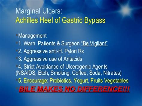 Marginal Ulcer After Gastric Bypass