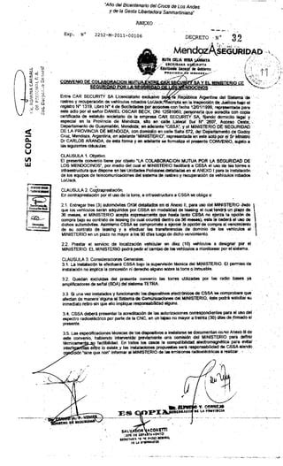 Convenio Entre El Ministerio De Seguridad Y Car Security Pdf