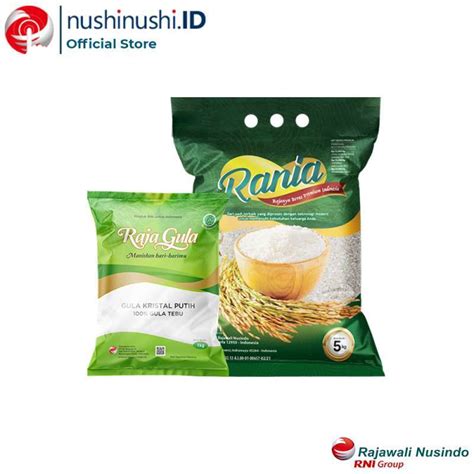 Jual Bundling Rania Beras Premium Kg Raja Gula Pasir Kristal