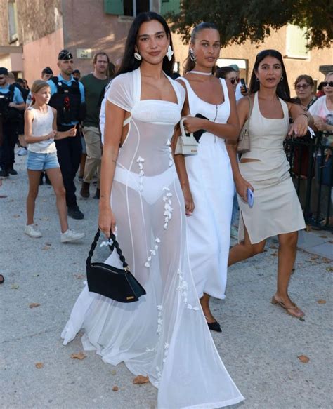 Dua Lipa Attending The Wedding Of Simon Porte Jacquemus And Marco