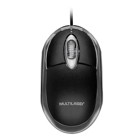 Mouse Multilaser Ptico Classic Preto Dpi Usb Preto Mo Info