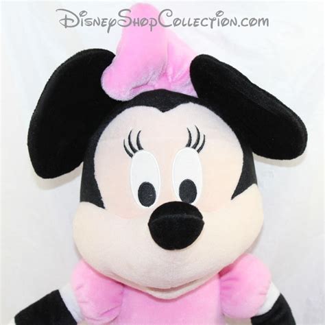 Grande Peluche Minnie Pts Srl Disney Robe Rose Cm Disneyshopco