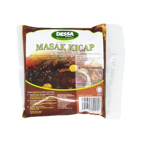 Dessa Masak Kicap Paste Toko Warisan Halal Frozen Food Muslim