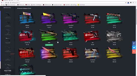 Opening Up Knife Cases On Hellcase I Won A Fire Serpent Csgo Case