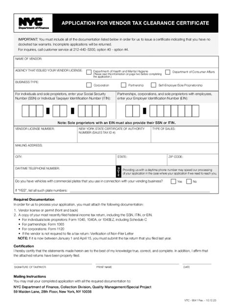 Vtc9541 2023 2025 Form Fill Out And Sign Printable Pdf Template Airslate Signnow