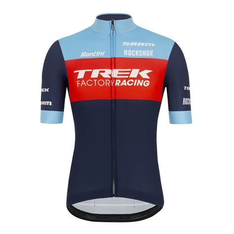 Maillot Trek Factory Racing Xc Fan Line Manche Courte Rouge