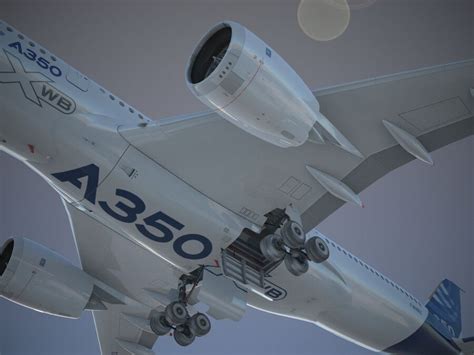 Airbus A350 900 with interior 3D Model $239 - .obj .max .lwo .fbx .c4d ...