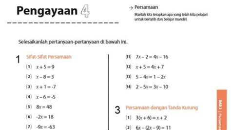 Kunci Jawaban Pelajaran Matematika Halaman 107 Kelas 7 SMP Bab 3