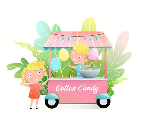Kids Buying Candy Stock Vector Illustration Of Shopper 29429849