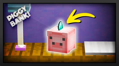 Minecraft Piggy Bank - Minecraft Tutorial & Guide