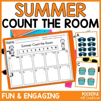 Summer Count The Room By Pocketful Of Centers Tpt