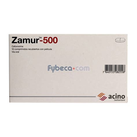 Zamur 500 500 Mg Unidad Fybeca