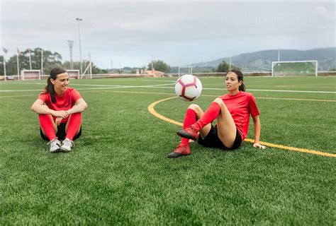 Female Soccer Players By Stocksy Contributor Marco Govel Stocksy