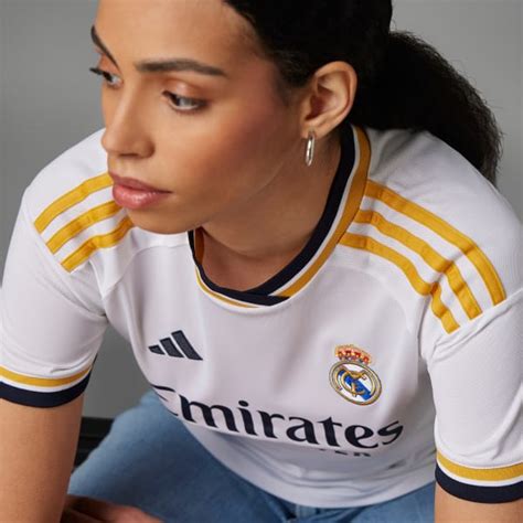 Adidas Womens Soccer Real Madrid 2324 Home Jersey White Free