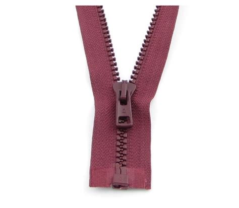 Plastic Zipper 35 Cm Maroon 19 1617 Epasmanteria