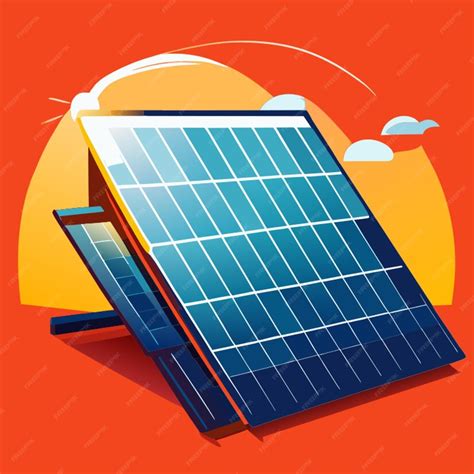 Premium Vector Solar Panel Renewable Energy Vector Illustration