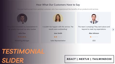 How To Make A Testimonial Slider In Html And Tailwind CSS YouTube