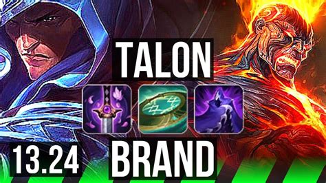 TALON Vs BRAND JNG Rank 2 Talon Quadra 7 Solo Kills Legendary