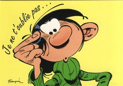 Gaston Lagaffe Carte Postale Je Ne T Oublie Pas AKILON