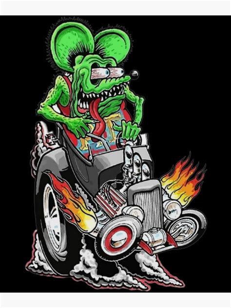 Rat Fink Rat Fink Poster For Sale By Adlerart2023 Redbubble