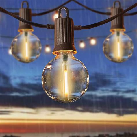 Zotoyi Outdoor String Lights Led Ft Globe String Lights With