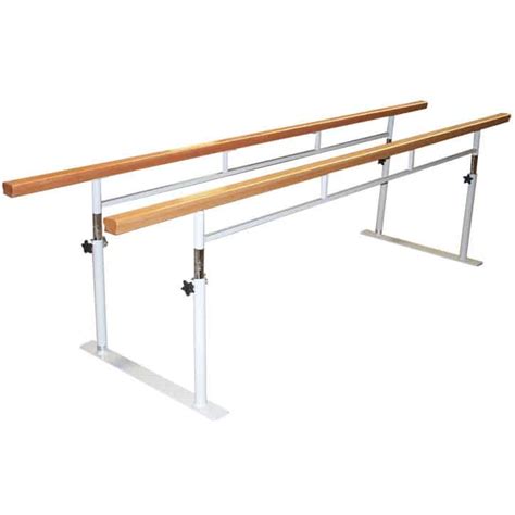 Ausco Folding Ezystore Timber Parallel Walking Bars With Adjustable