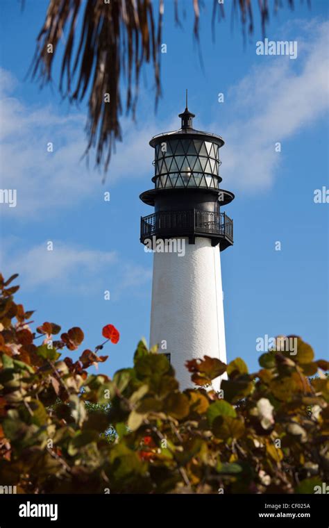 Key Biscayne lighthouse Stock Photo - Alamy