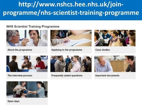 Nhs Stp Scientist Training Programme Application Briefing