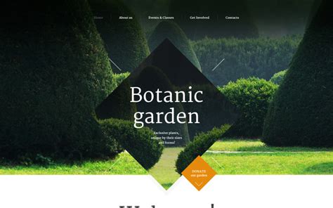 Website Vorlage F R Den Botanischen Garten Templatemonster