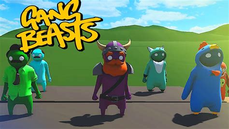 Pelea a ciegas vikingo peleón risas y hostias GANG BEASTS ONLINE