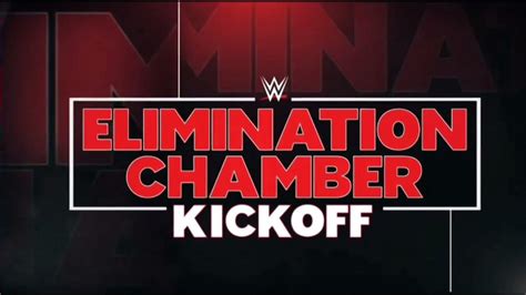 Wwe Elimination Chamber 2020 Kickoff Opening Youtube