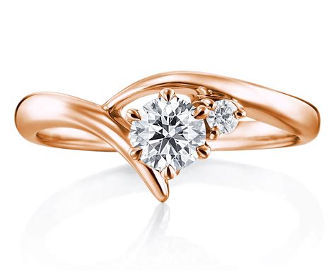 rose gold engagement ring   diamonds wedding jewelry