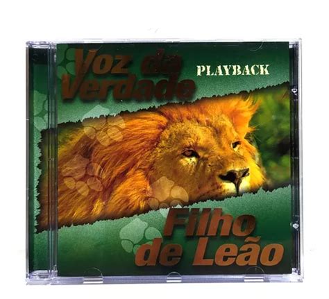 Voz Da Verdade Filho De Leão Playback Cd Original Lacrado MercadoLivre