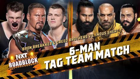 Bron Breakker The Creed Brothers Vs Jinder Mahal Indus Sher Wwe