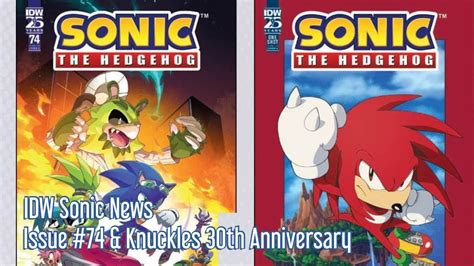 Idw Sonic News Issue Knuckles Th Anniversary Youtube