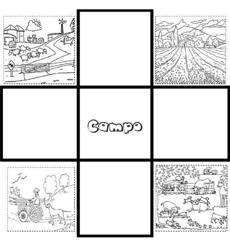 Fichas De Primaria Ficha Del Paisaje Rural Y Urbano